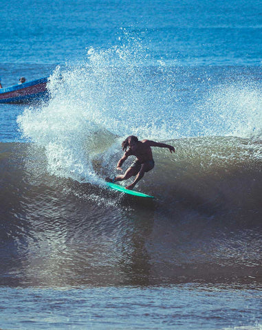 Nick pescetto surfing a wave