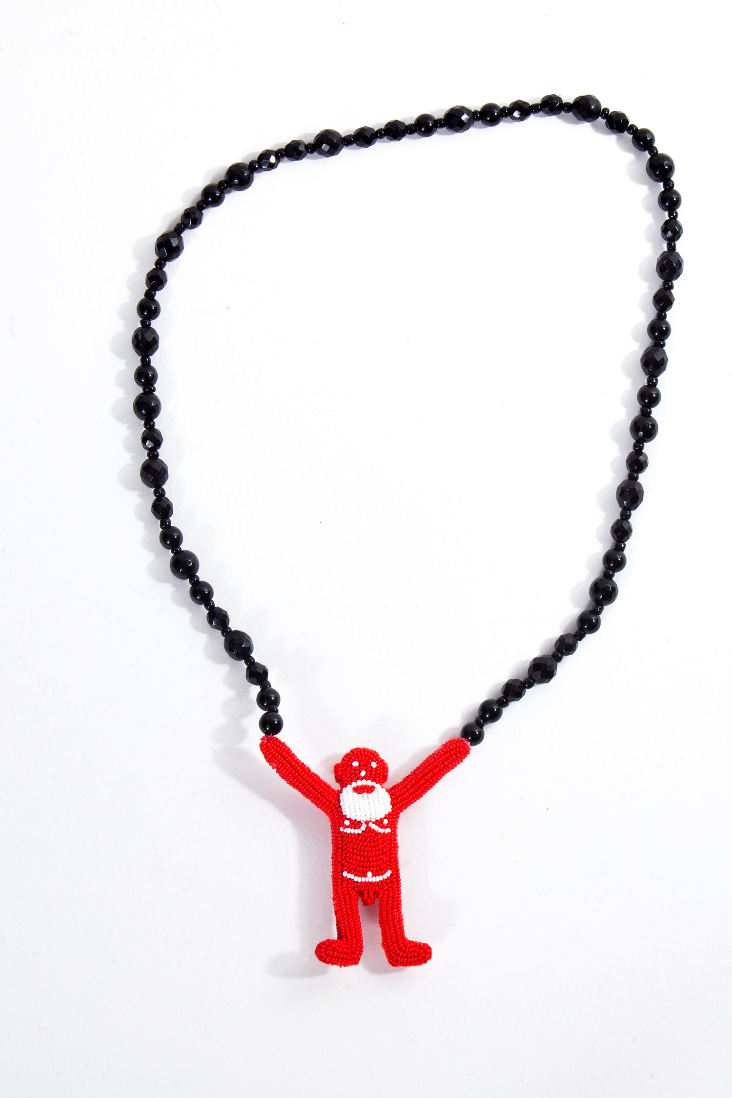 Short Walter Beads Necklace - Black – Fcuorty
