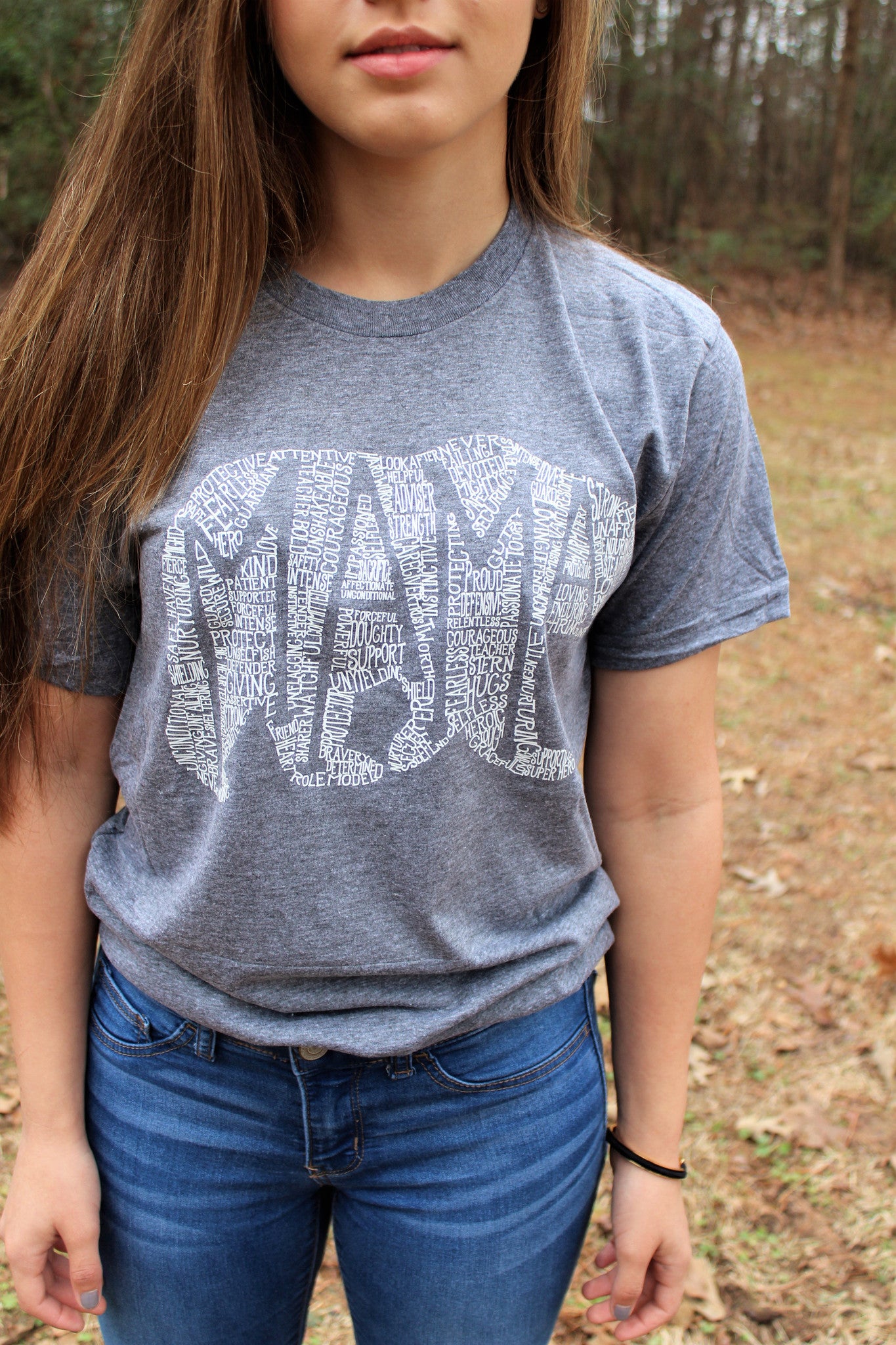 What's In A Mama Bear -Athletic Grey Crew Neck