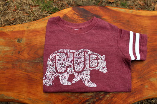 What's In A Cub Bear - Burgundy Jersey (Toddler)