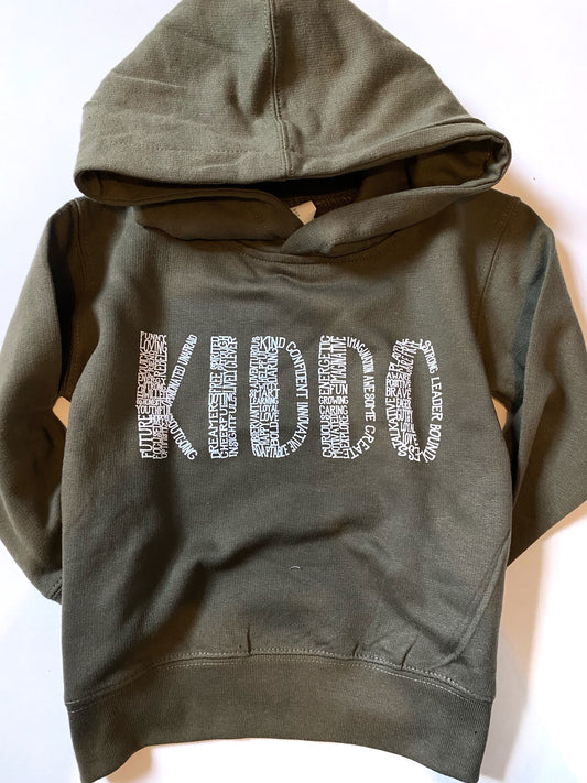 KIDDO - military green hoodie