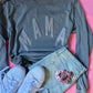 MAMA puff - Comfort Colors long sleeves