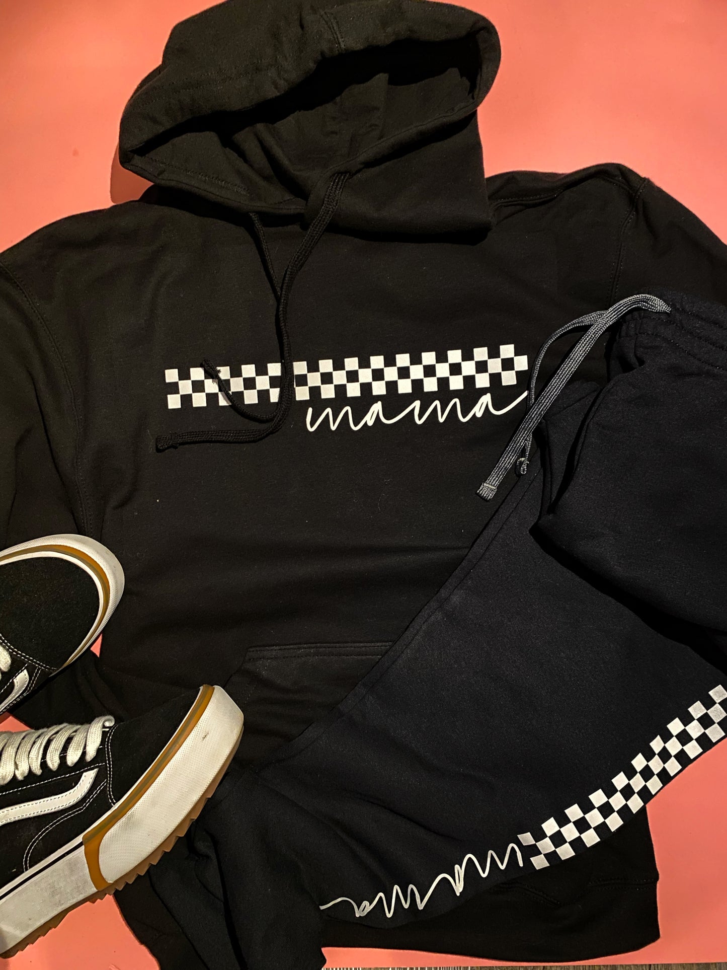 Checkered Mama Hoodie + Joggers