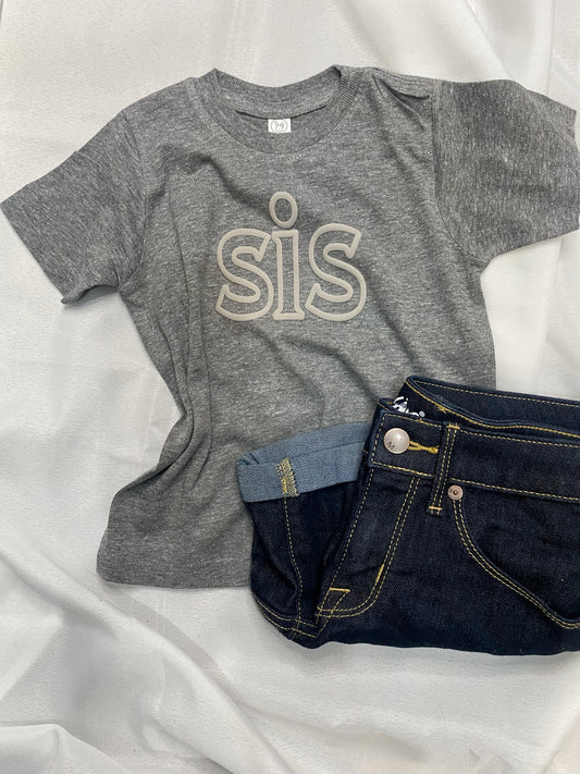 SIS - Grey puff tee