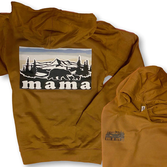 Mama - Camel Hoodie