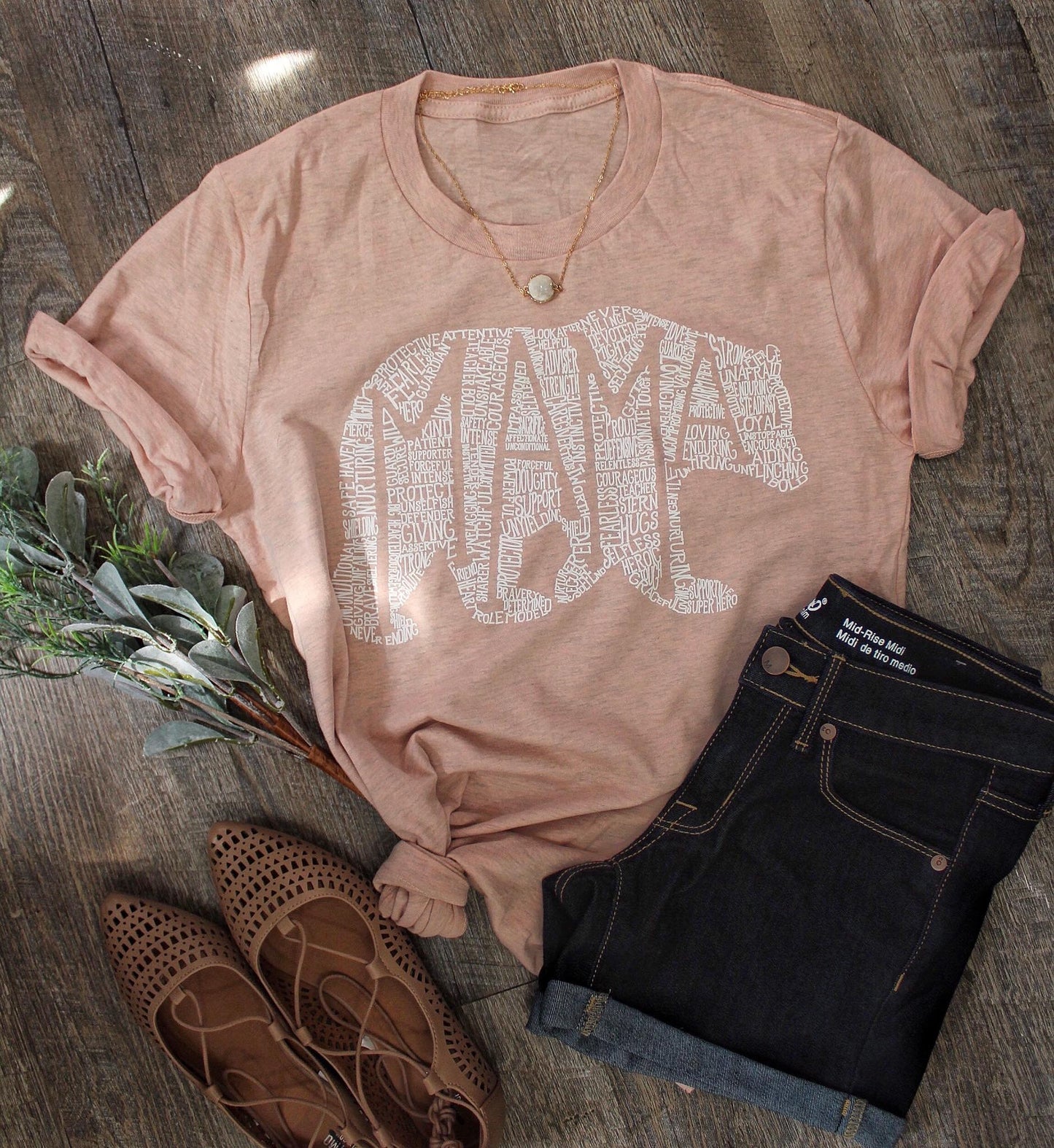 What’s In A Mama - dusty rose tee