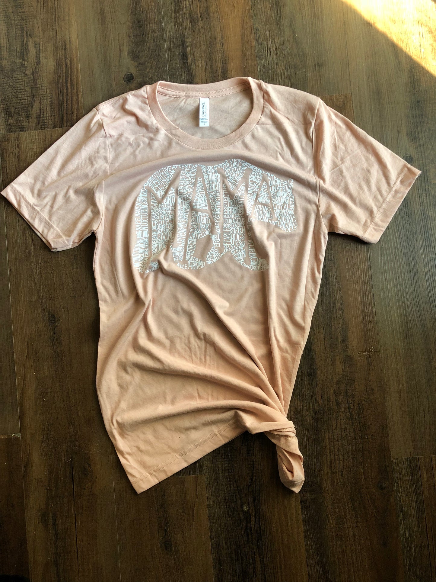 What's In A Mama Bear Dusty Rose tee