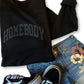 Homebody - Puff - Black sweatshirt