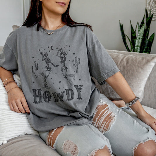 HOWDY  - Comfort Colors - grey