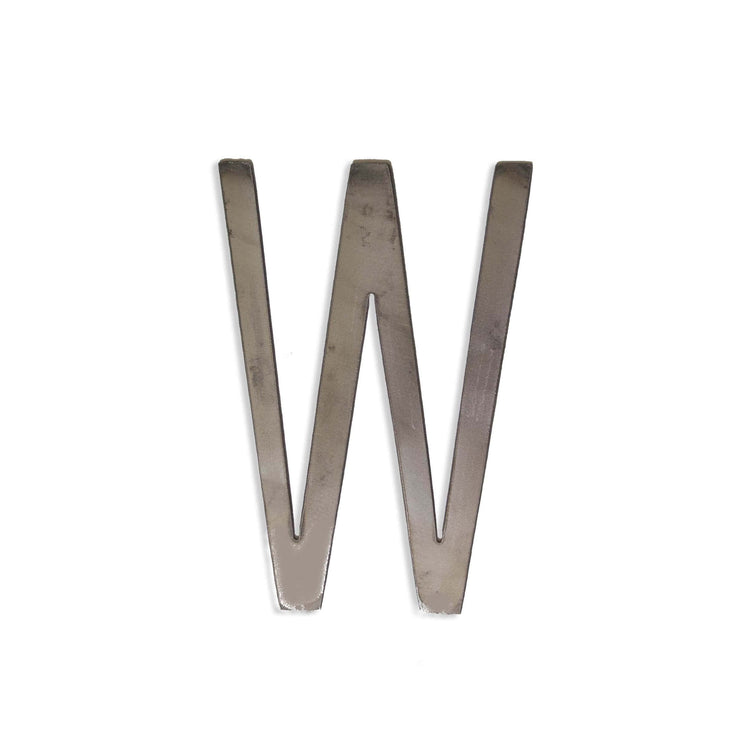 Modern Uncoated Metal Letters / 4" to 8"
