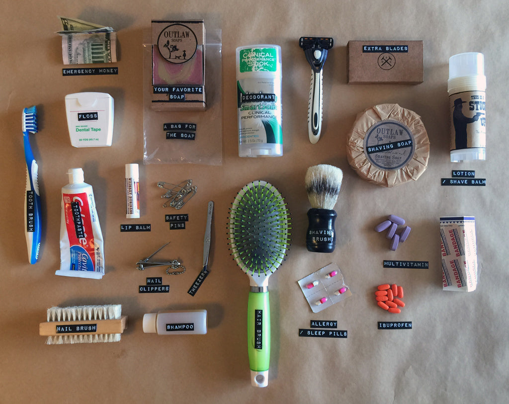 travel grooming kit items