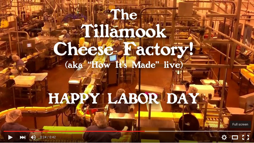Tillamook Cheese Factory Video Tour