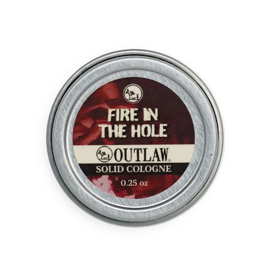 Outlaw's Fire in the Hole Candle  Inspired by camping with friends