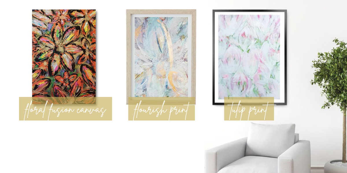 Affordable Floral Artwork for Your Home