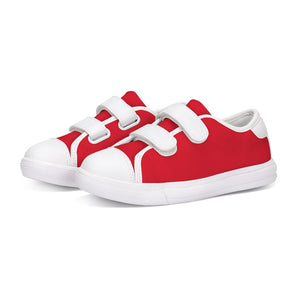 Heartland Red Kids Velcro Sneakers