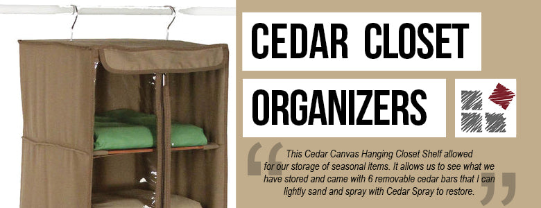 Cedar Closet Organizers