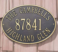 Custom Address Plaques