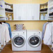 White Laundry Room