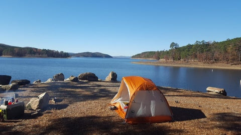 Lake Ouachita, Arkansas camp