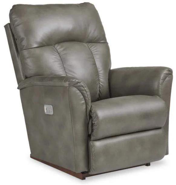 La-Z-Boy Arthur Grey Power Rocking Recliner with Headrest