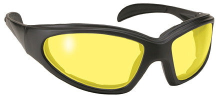 Chopper Padded Motorcycle Glasses Yellow Lens – BikersRings