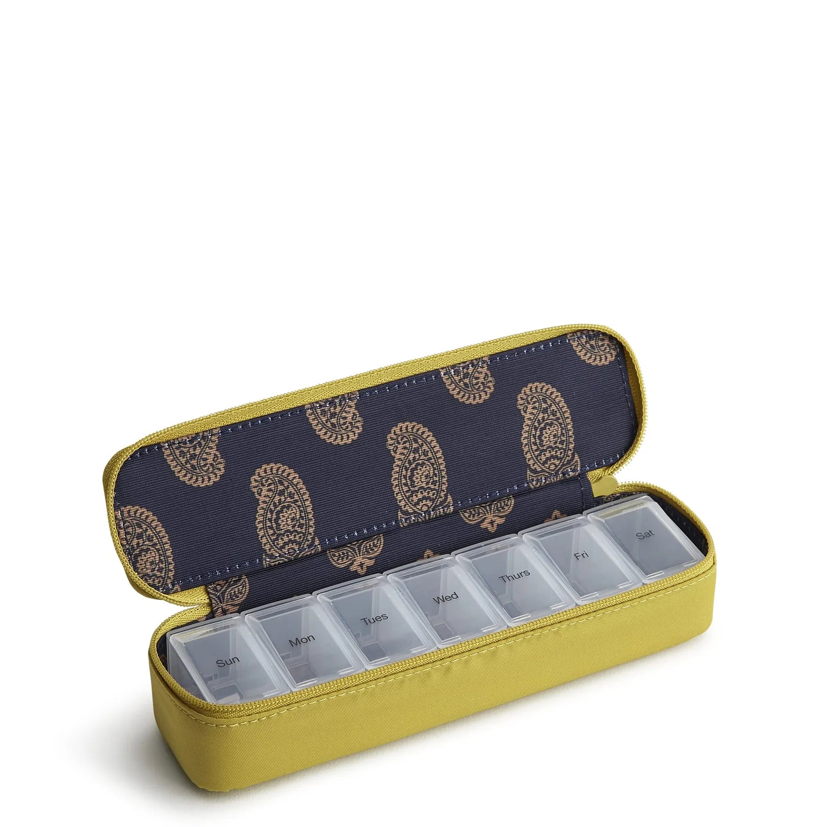 Golden Olive Travel Pill Case