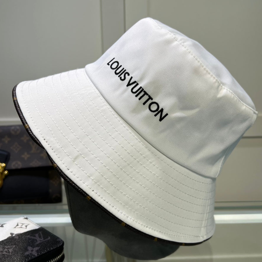 Louis Vuitton LV Woman Men Fashion High-Quality Embroidery Fisherman Hat Cap