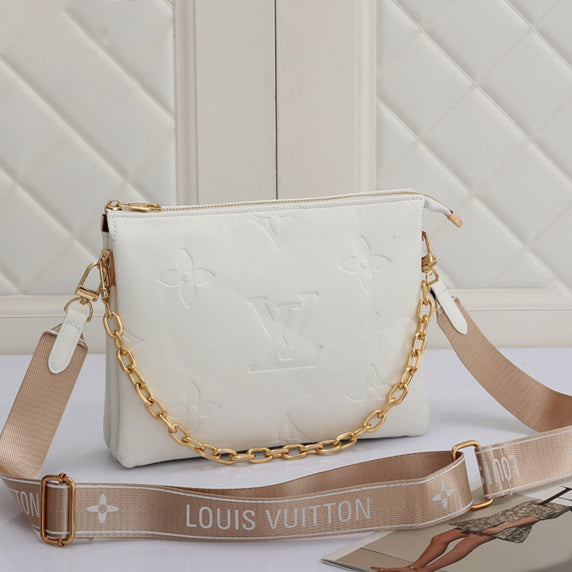 LV Louis Vuitton GG Fashion Leather Crossbody Shoulder Bag Satchel