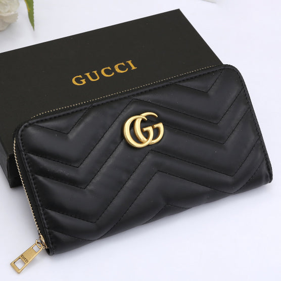 GG Classic Women Leather Print High Quality Wallet Purse