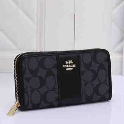 Coach GG Classic Women Leather Print High Quality Wallet Purse