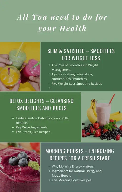 Juice yor way to Health : An E-Book of Nutritional benefits of juicing for daily energy- Innova Trendy