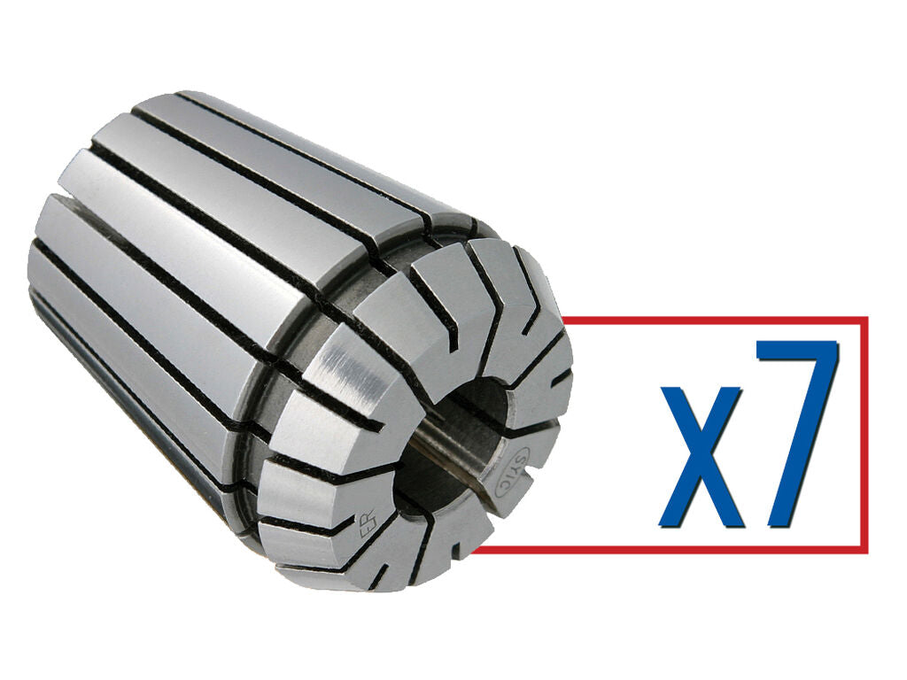 04208IS:ER 11 x 7 pc Collet Set - Inch