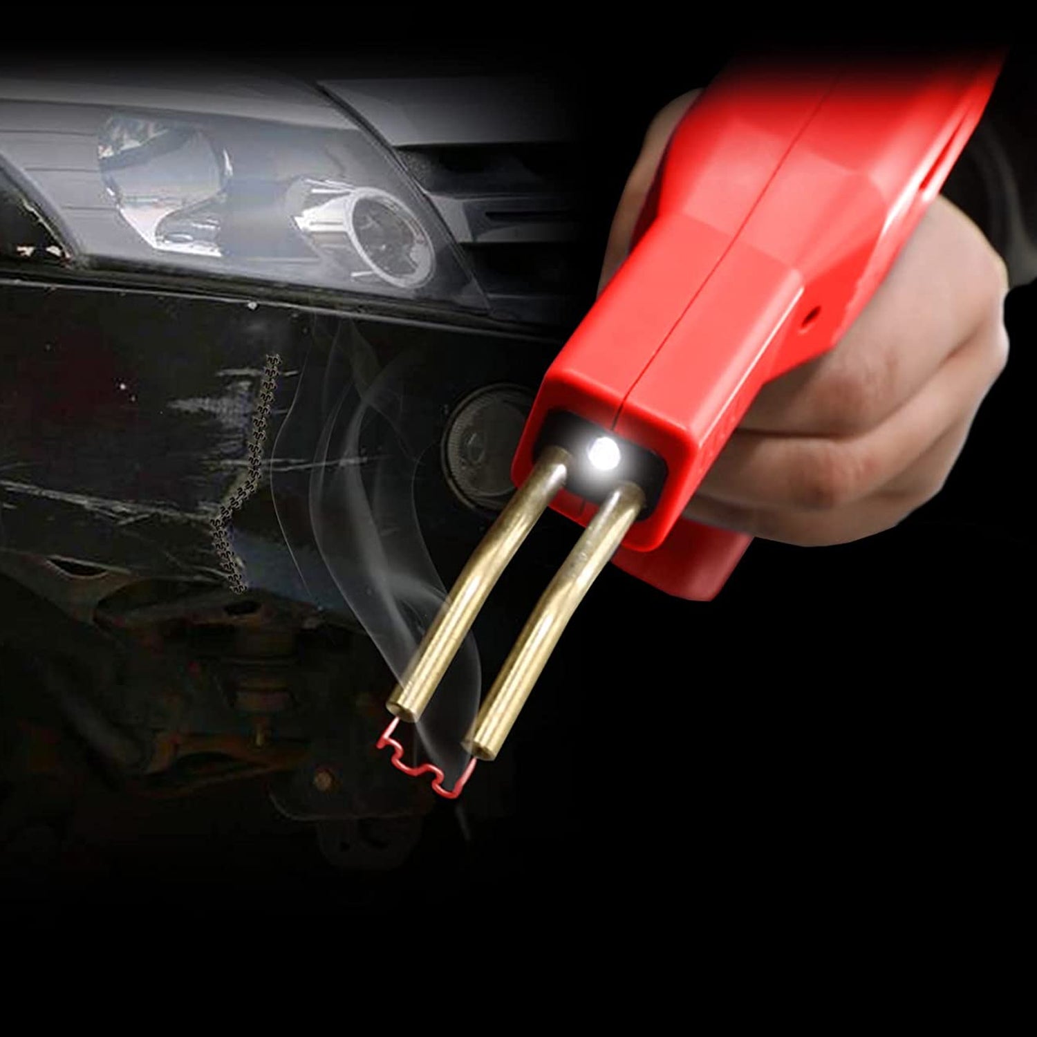 Réparation pare-chocs fissures agrafes ondulées agrafes maison carrosserie  pour pare-chocs de voiture