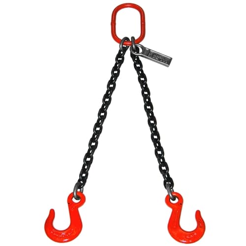 Lift All 78DOSW8X20 Sling Chain, Double Oblong Hook, 7/8x20