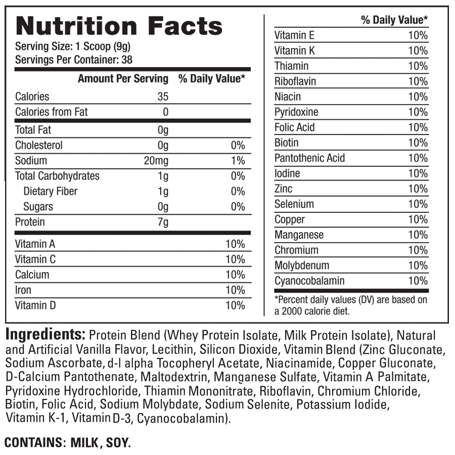 Dr. Sears Zone Diet Protein Powder, 12 oz.