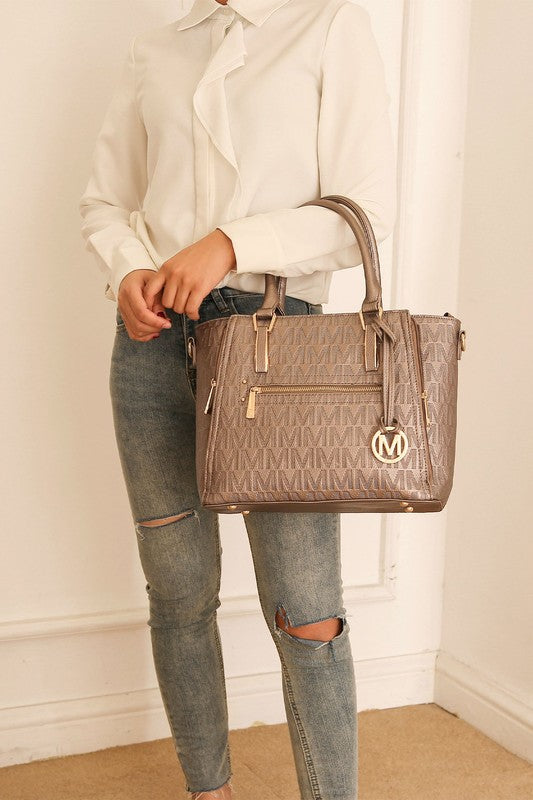 MKF Collection Cairo M Signature Satchel Bag by Mia K