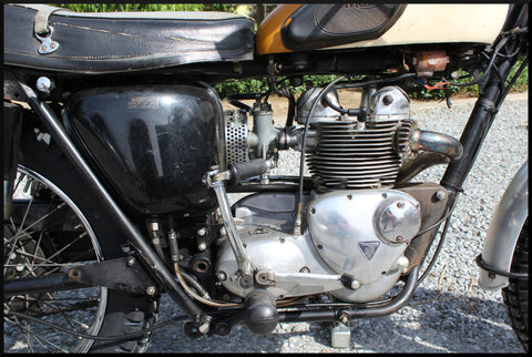 1965 Triumph t100SC Engine