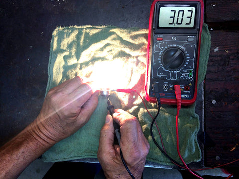 Testing A 446 Lucas Headlight Bulb With Multimeter