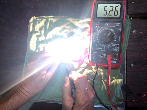 446 Halogen Bulb Amp / Wattage Test