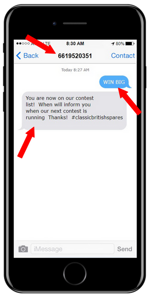 imessage text sign-up