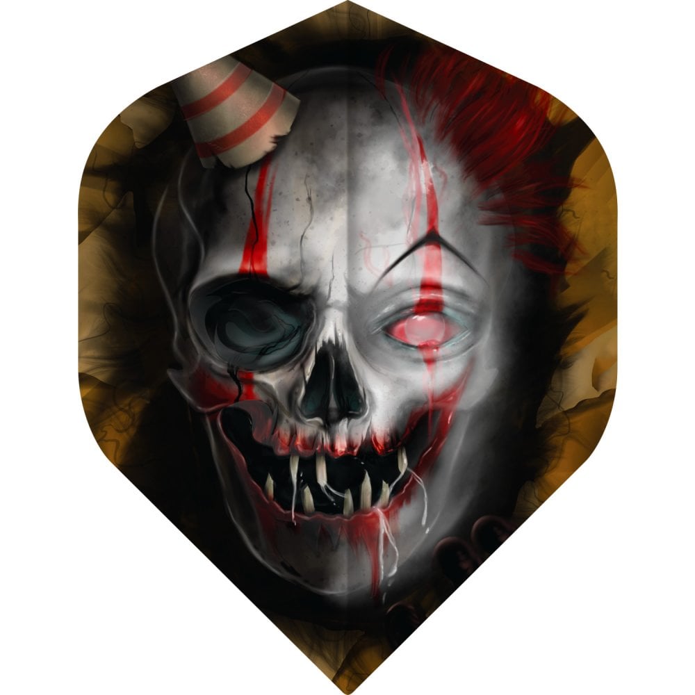 Designa Horror Show Dart Flights - No2 - Std - Killer Clown