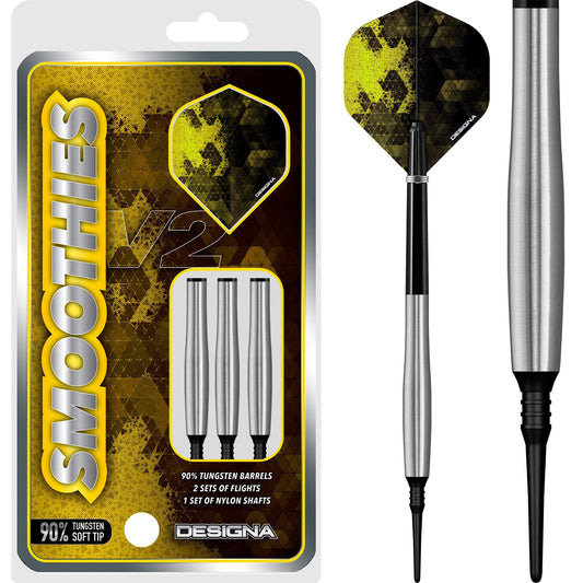 28g Quantum Pink Bomb Tungsten Darts Set, Pink Quantum Flights