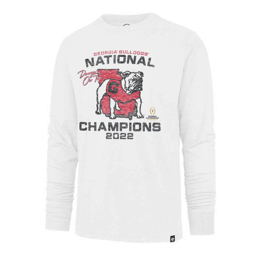 UGA 2022 National Champions 47 Brand Black Long Sleeve Franklin Tee – The  Clubhouse - Athens