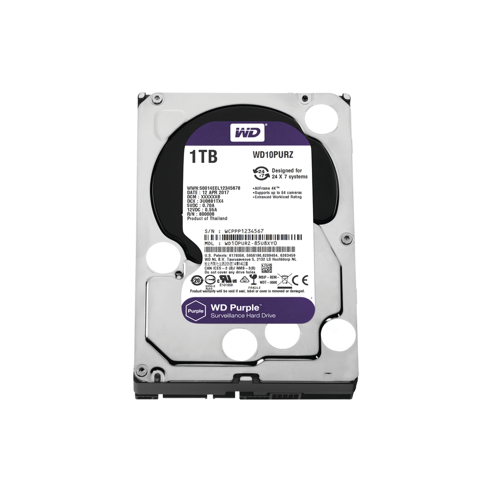 Perspectiva Soviético Extracción Disco Duro Purple de 1 TB / 5400 RPM / Optimizado para Soluciones de V –  SecutechMx