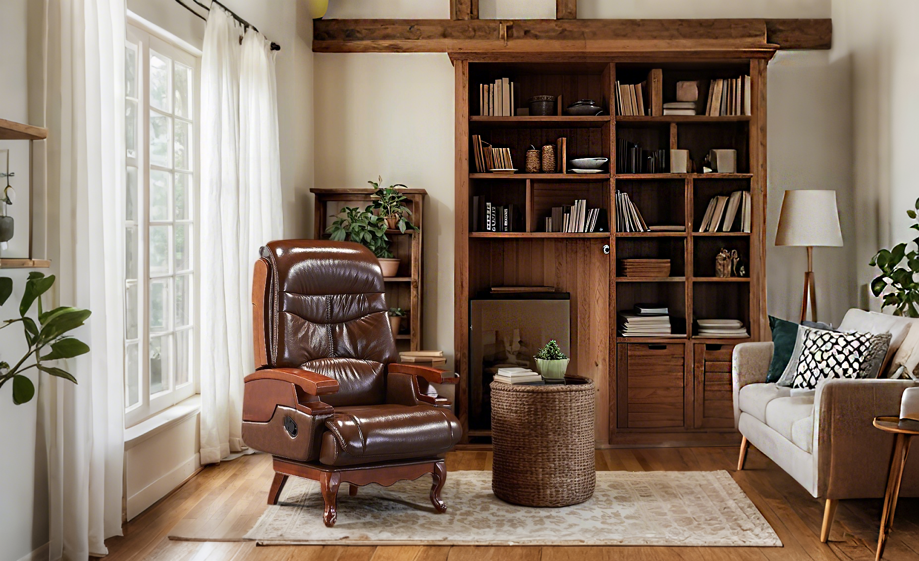 The Emotional Power of a Brown Leather Office Chair: Identity and Atmosphere in the Executive Office