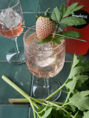 Strawberry Angelica Cocktail