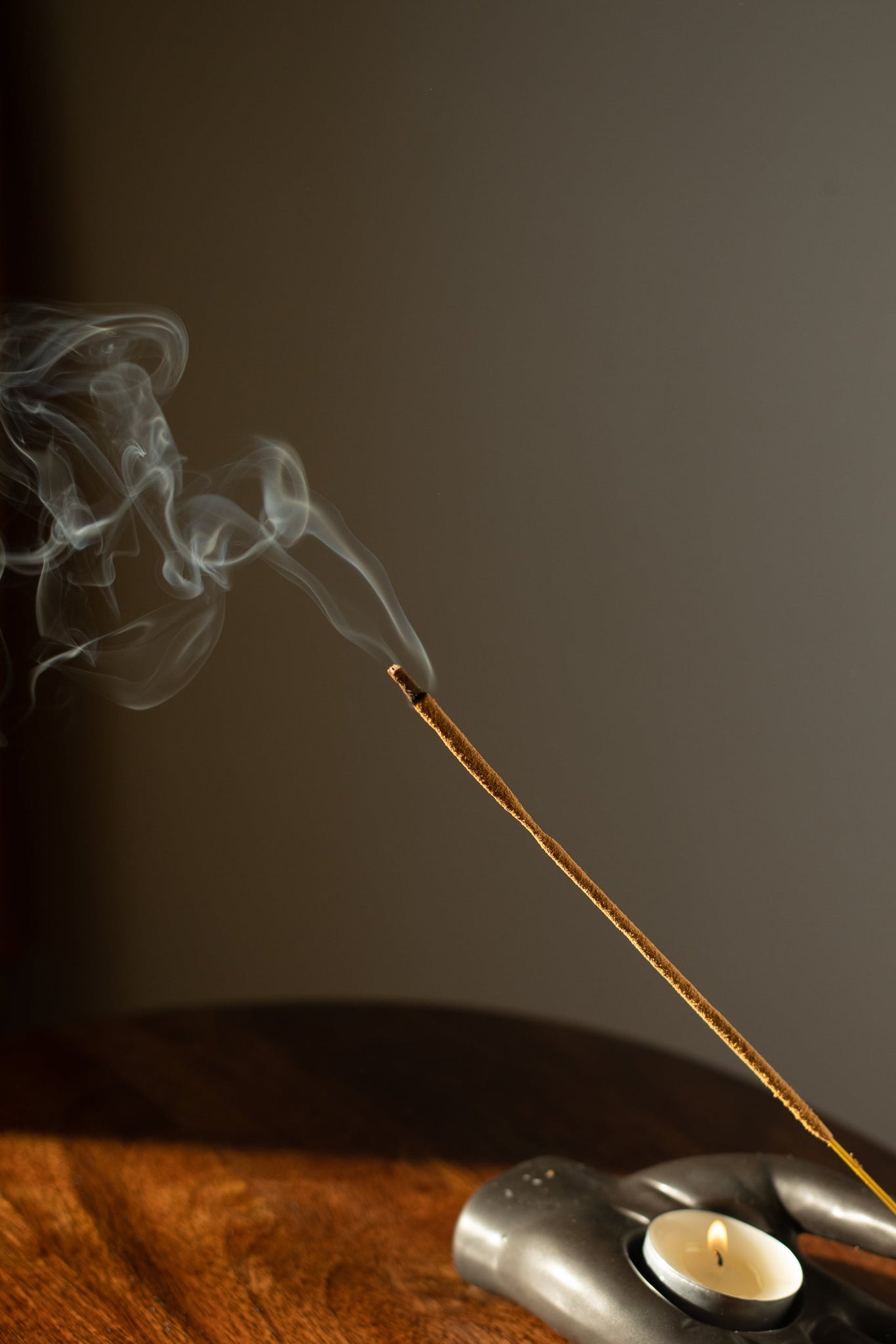 burning incense sticks