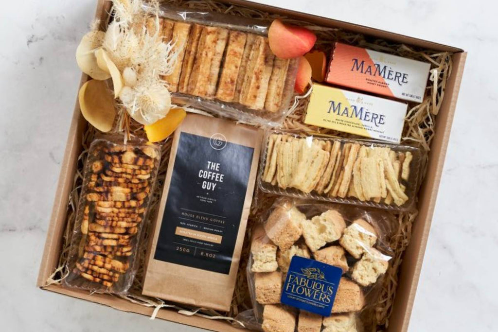 Coffee hamper for her, gifts for him, gifts for men, gifts for women, delivered, rusks