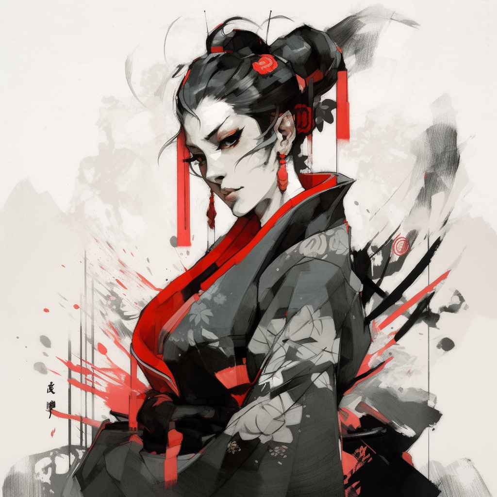 AI Midjourney Prompt for Character - Stoic Samurai Portrait#N# – The AI ...