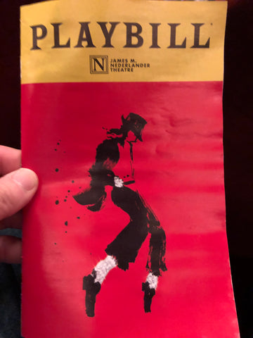 Playbill for Michael Jacksom show.